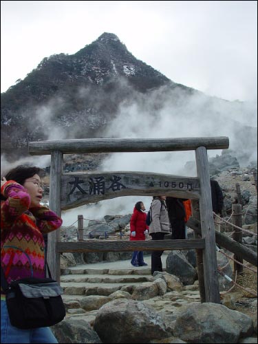 자연연구로에서 바라 본 가미야마(神山) 